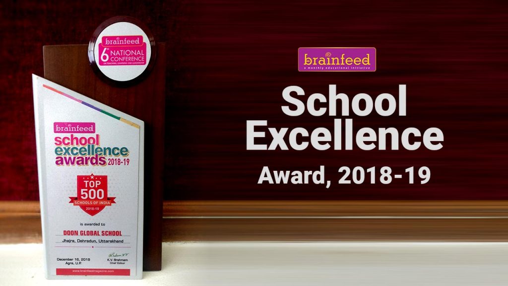 Brainfeed School Excellence Award 2018-19