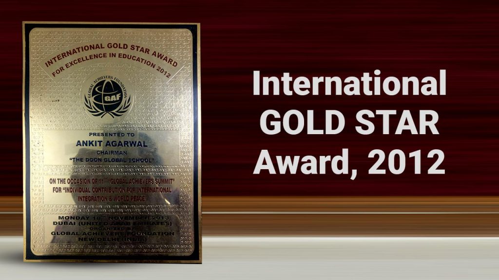 International Gold Star Award 2012
